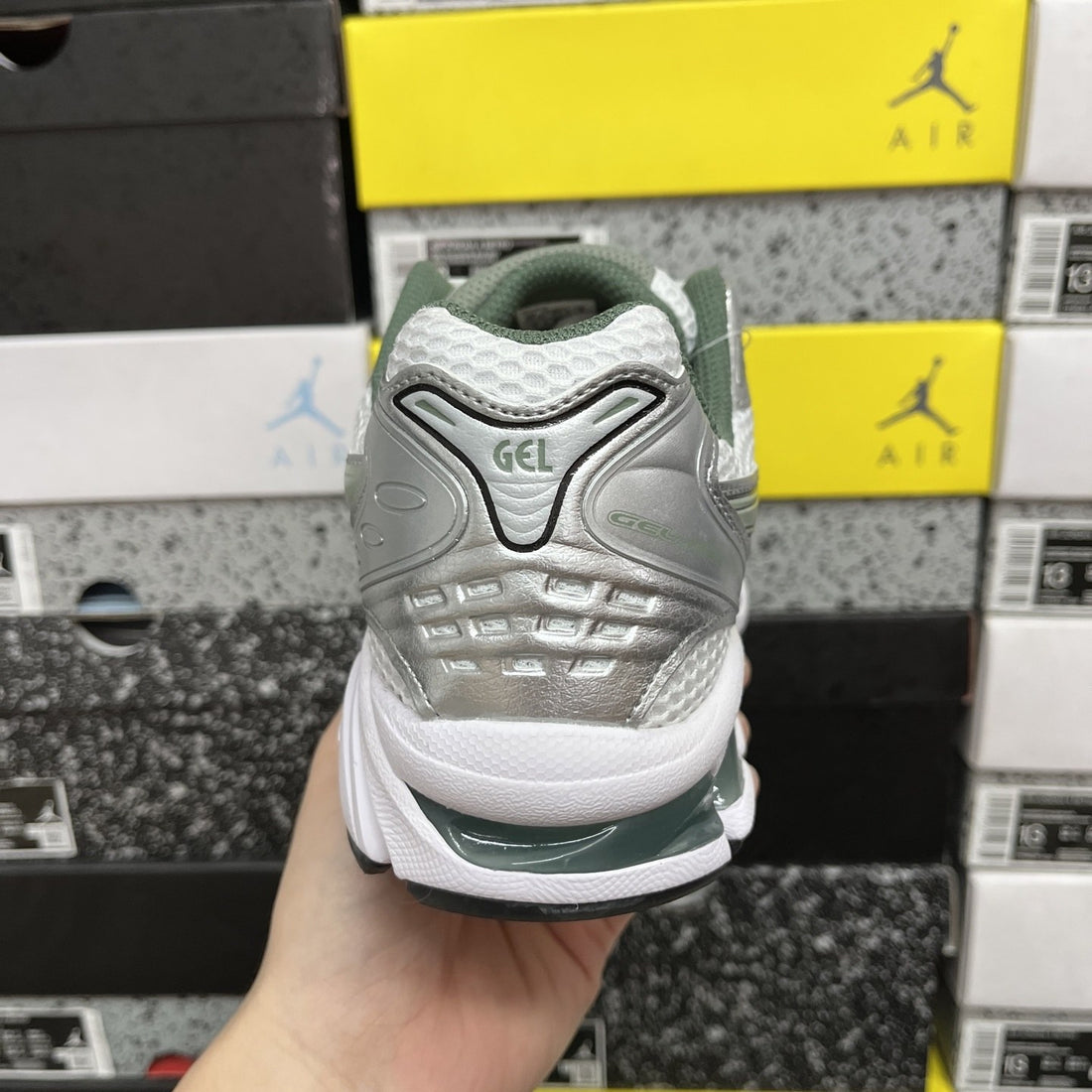 ASICS Gel-Kayano 14 White Silver Grey