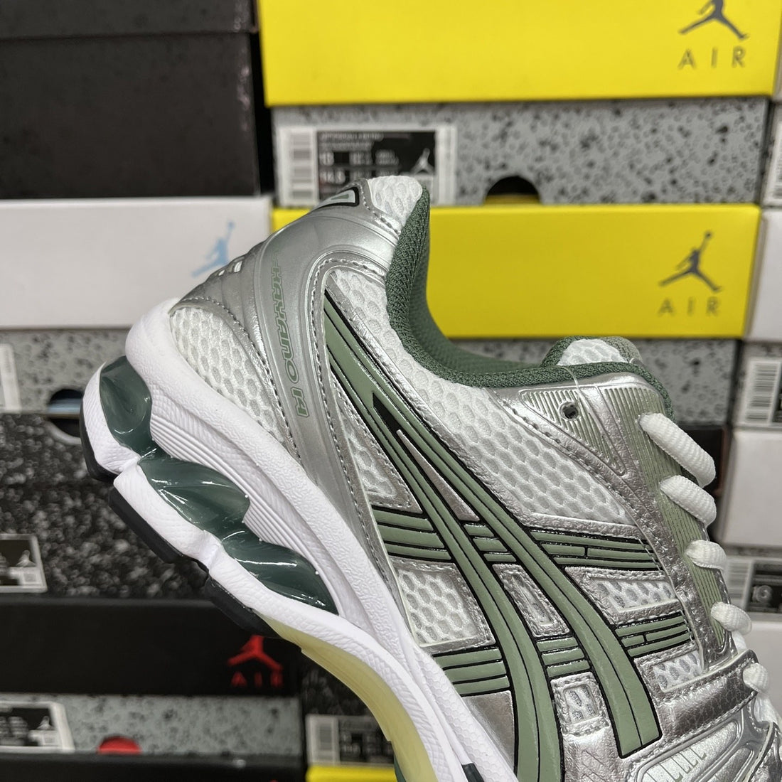 ASICS Gel-Kayano 14 White Silver Grey