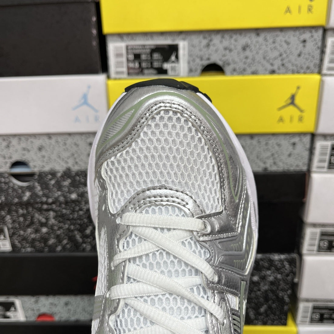 ASICS Gel-Kayano 14 White Silver Grey