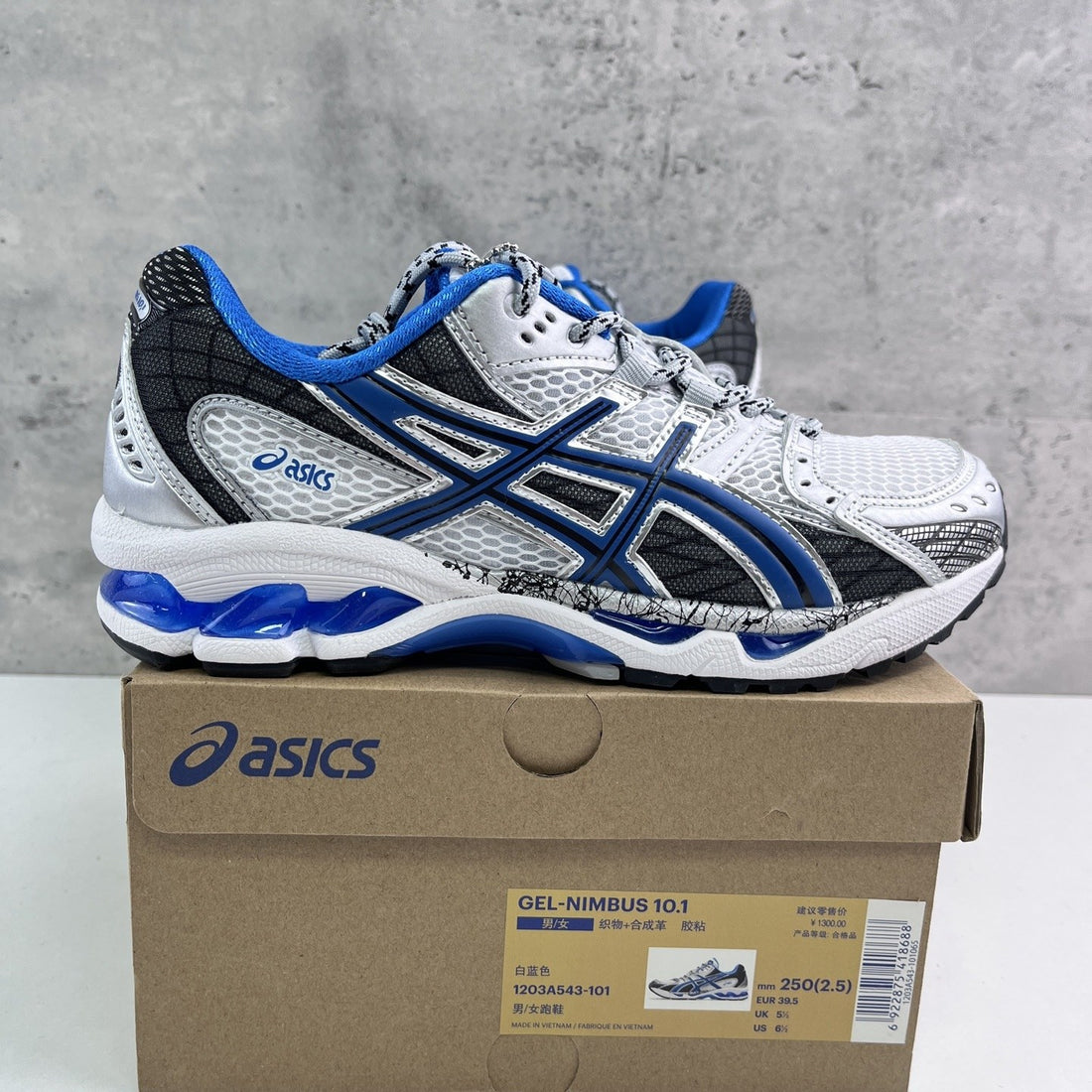 ASICS Gel-Nimbus 10.1 Black Royal Blue