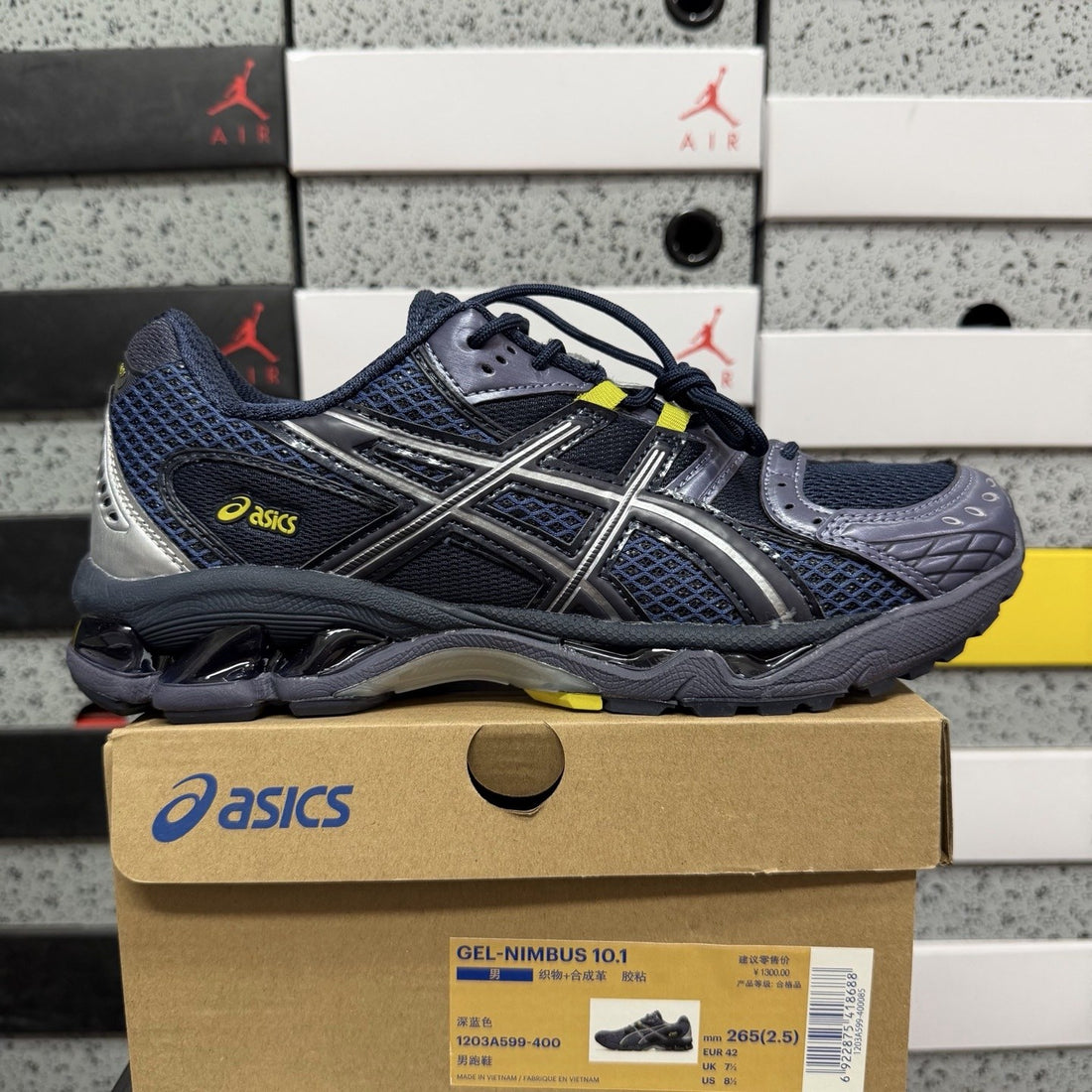 ASICS Gel-Nimbus 10.1 Navy Yellow