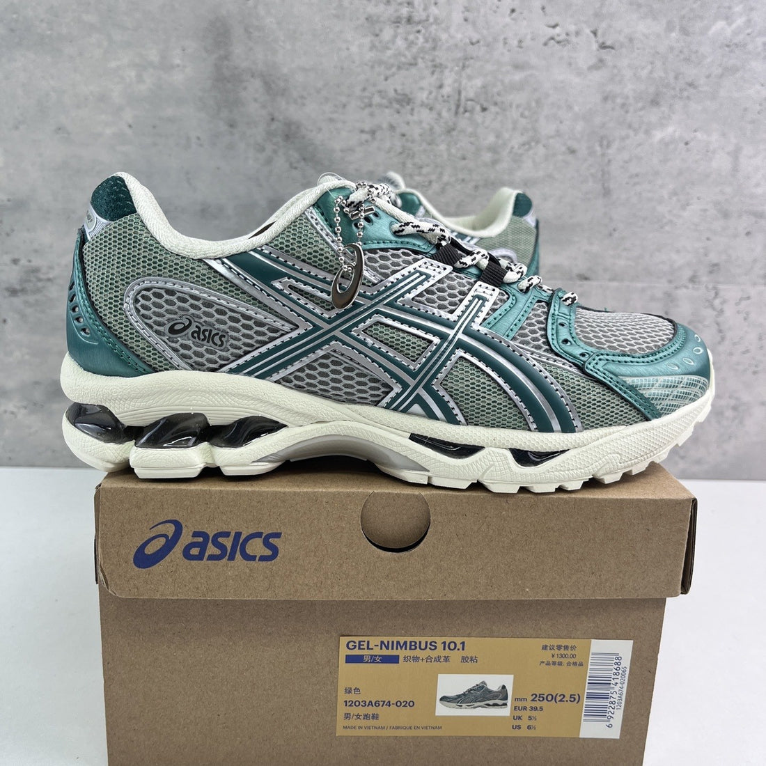 ASICS Gel-Nimbus 10.1 Teal Grey