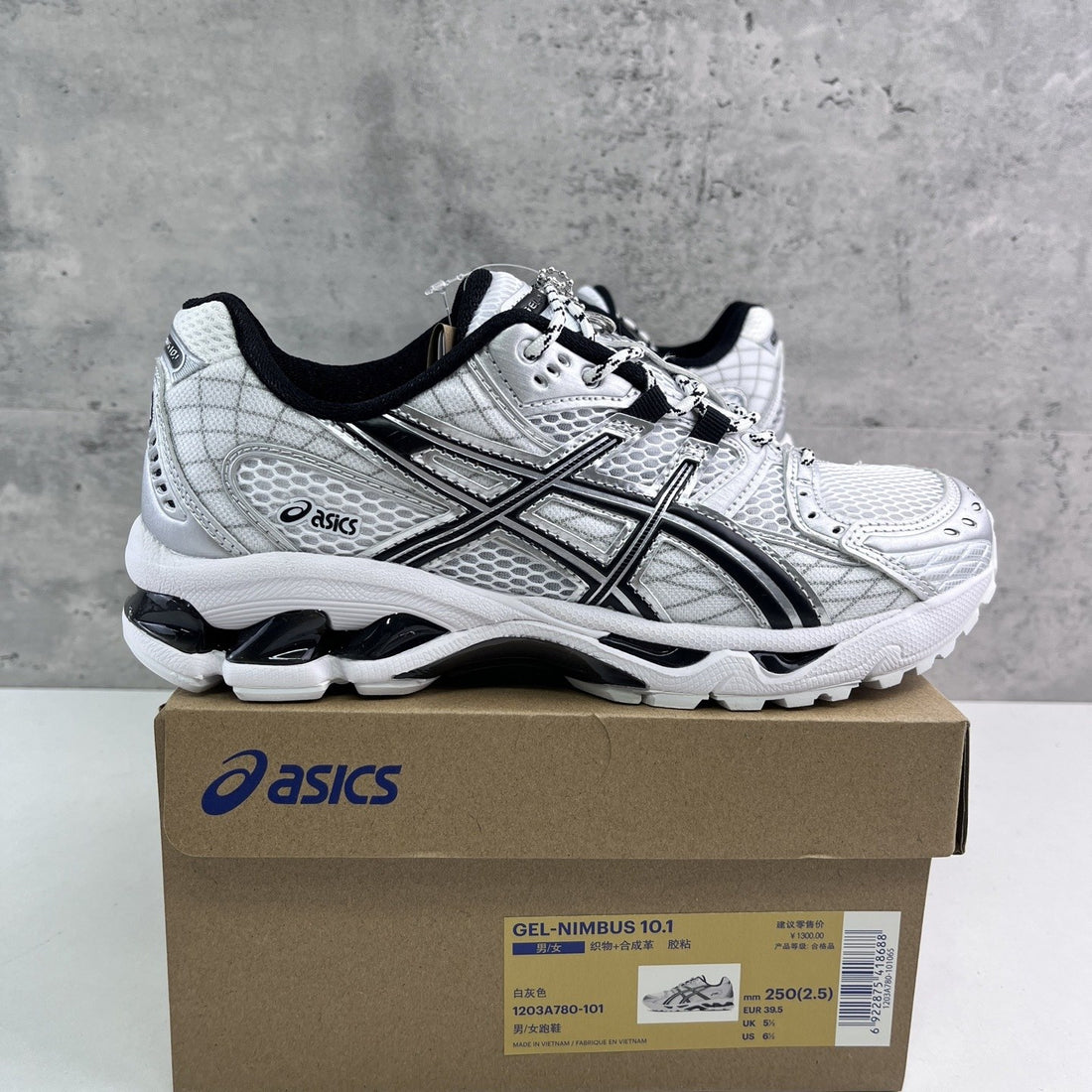 ASICS Gel-Nimbus 10.1 White Navy