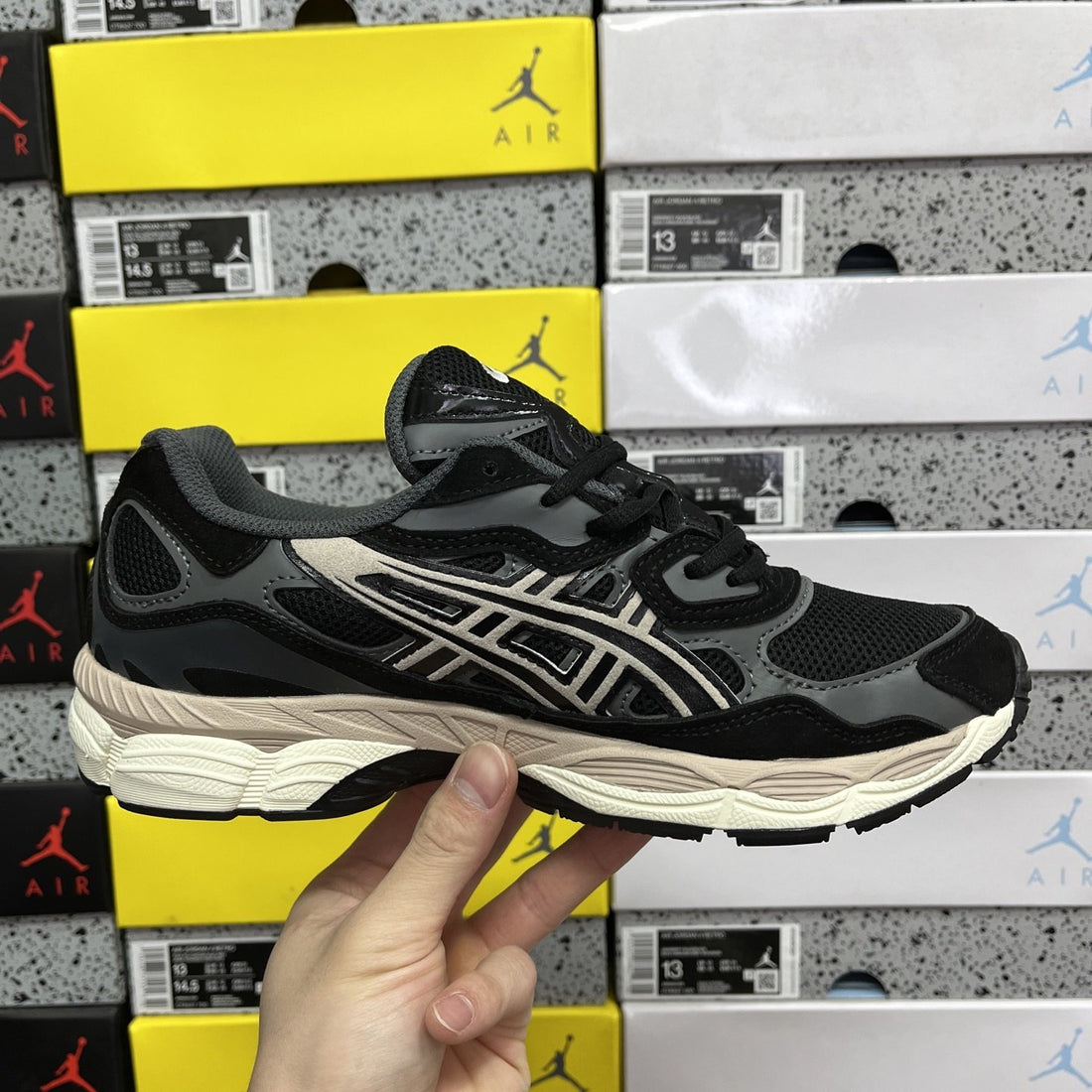 ASICS Gel-NYC Black Cream
