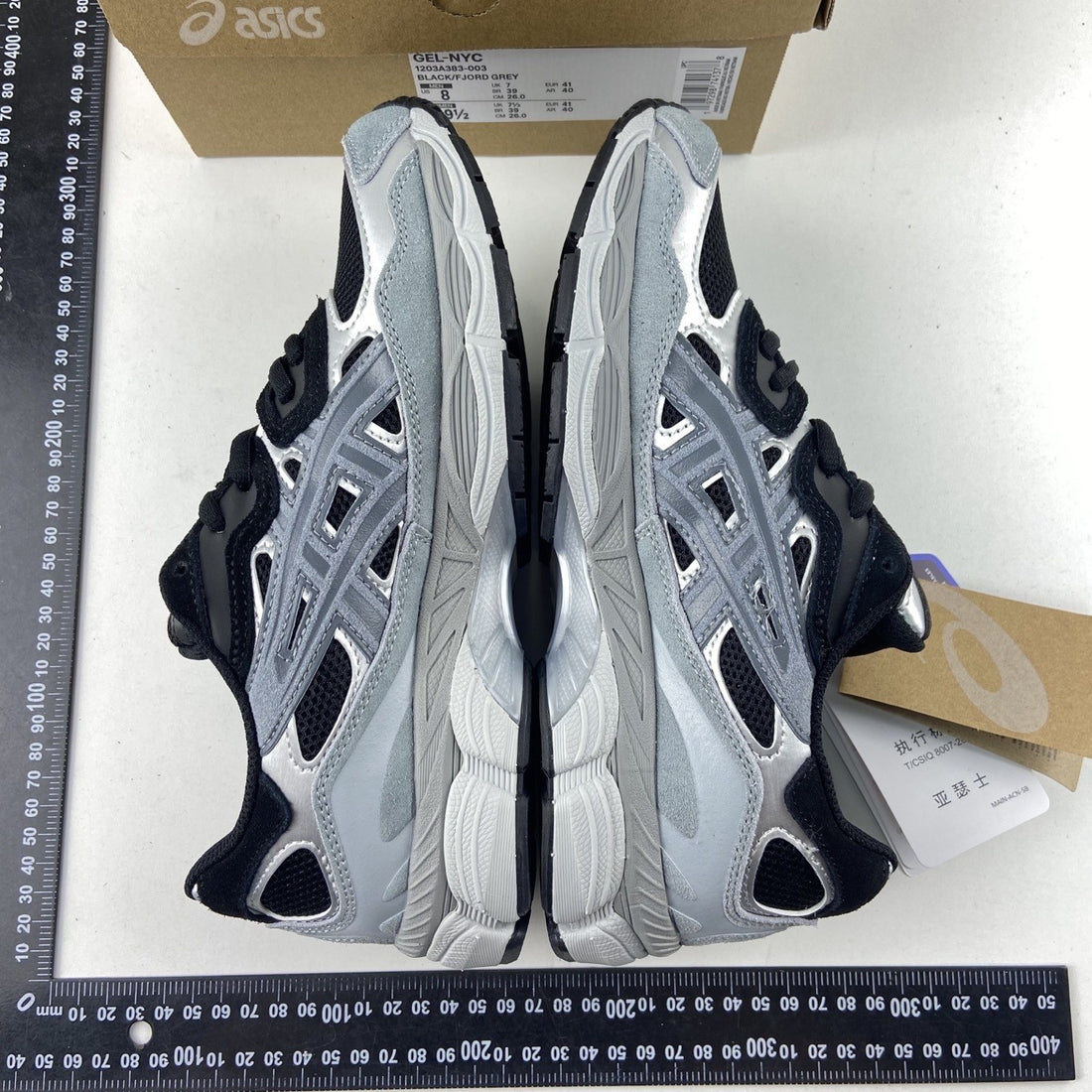 ASICS Gel-NYC Black Fjord Grey