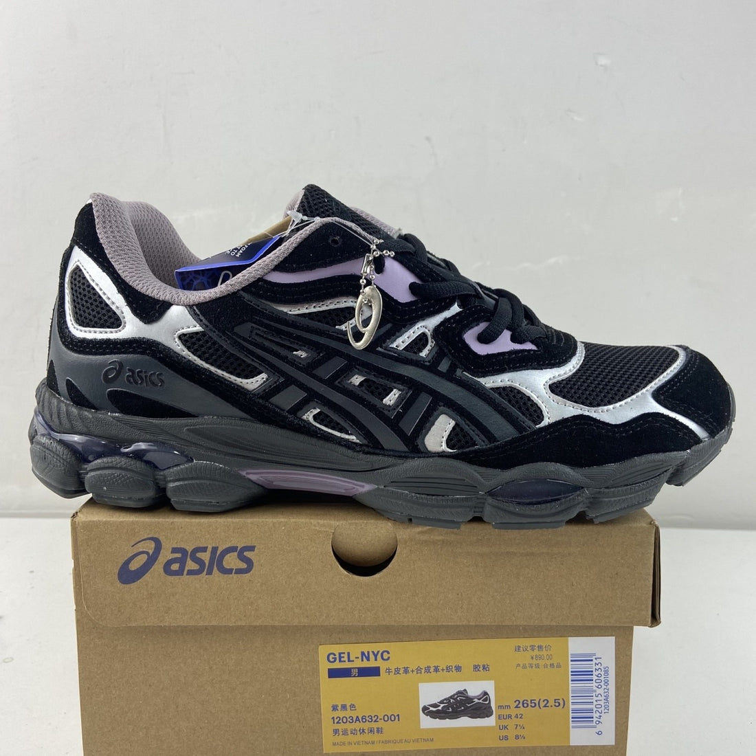 ASICS Gel-NYC Black Lavender