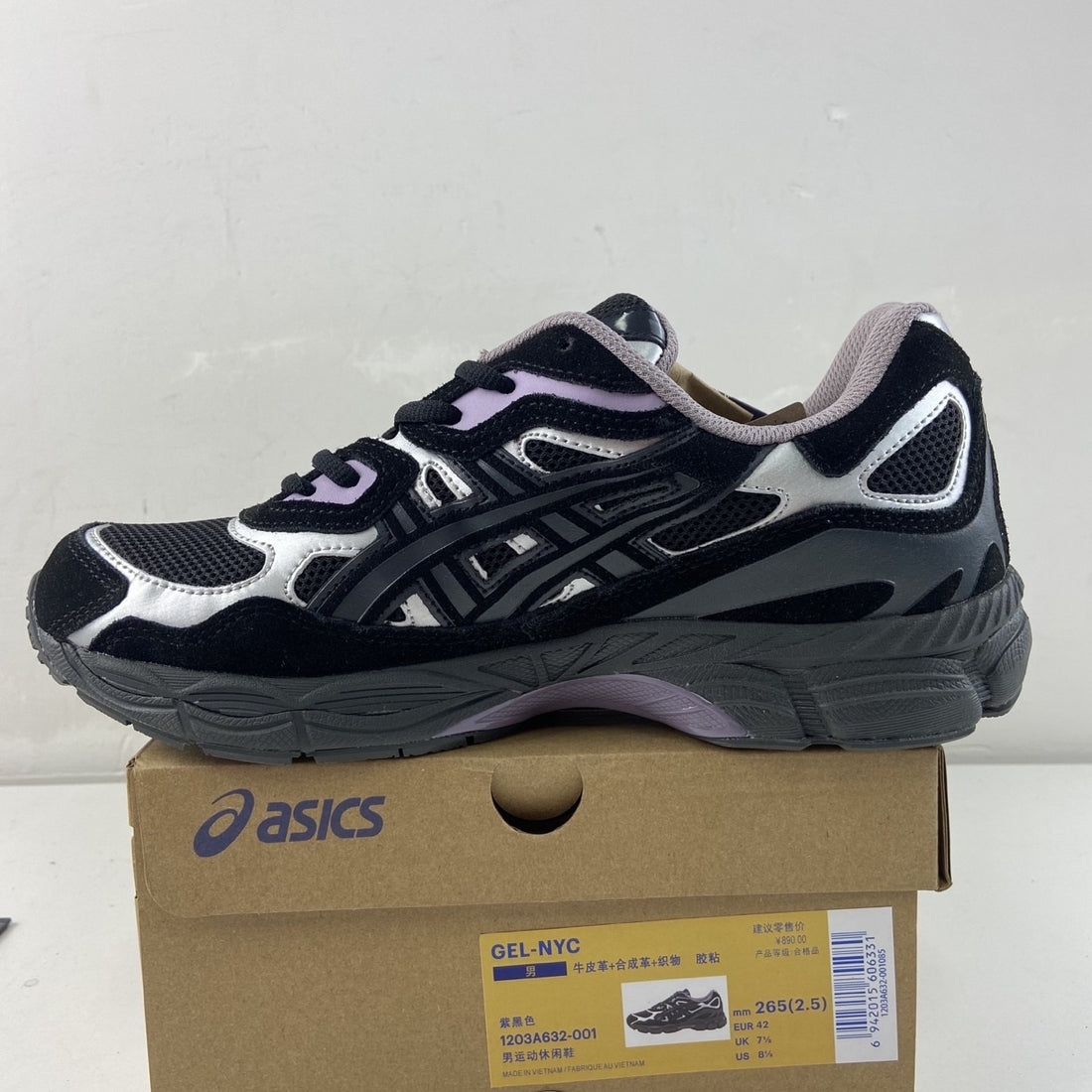 ASICS Gel-NYC Black Lavender