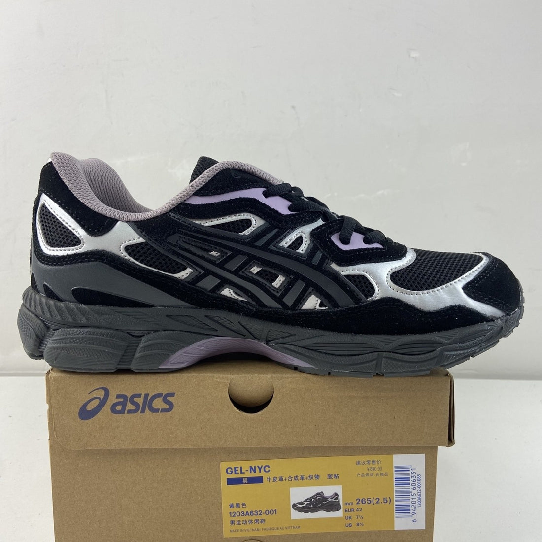 ASICS Gel-NYC Black Lavender