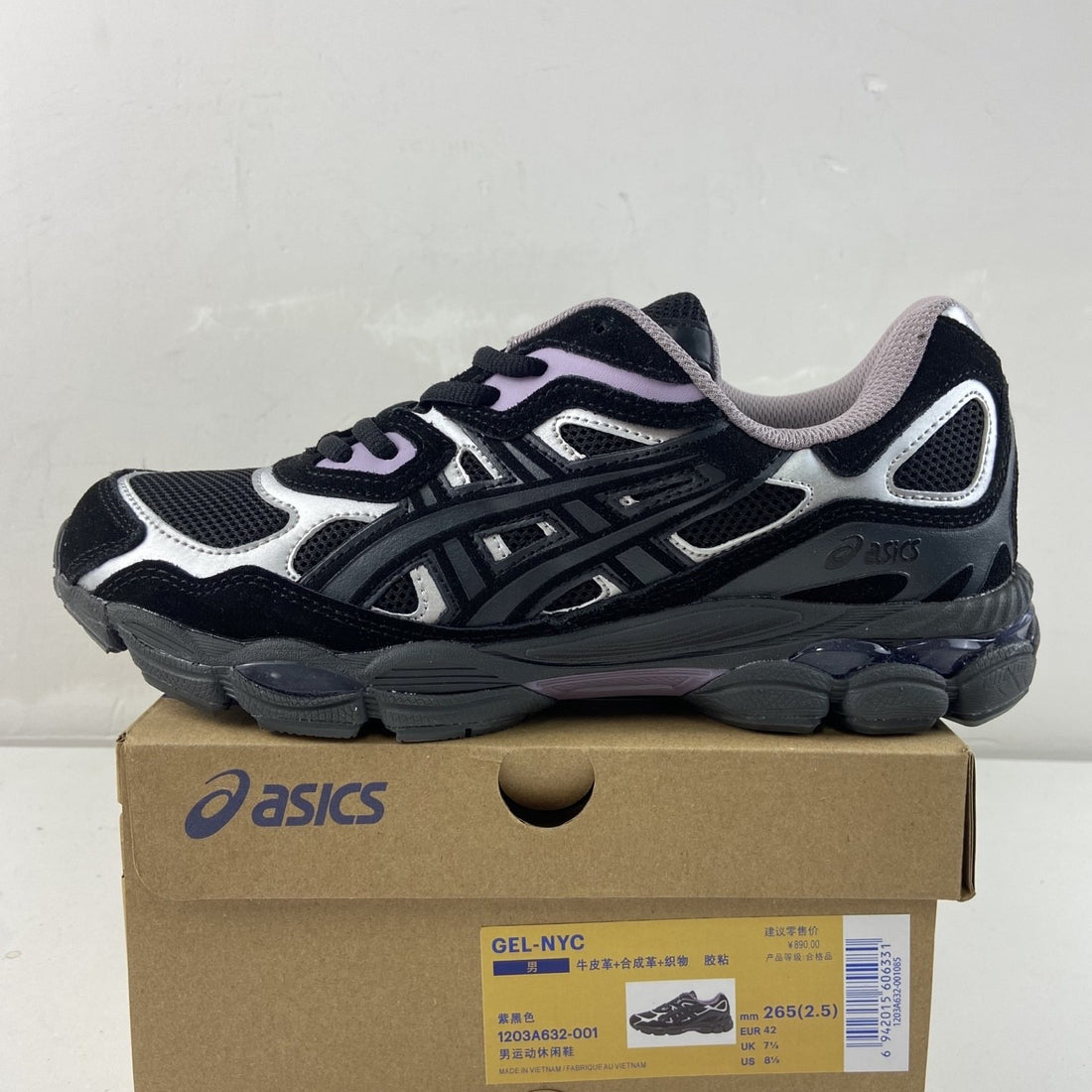 ASICS Gel-NYC Black Lavender