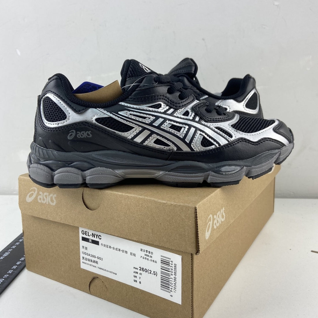 ASICS Gel-NYC Black Silver