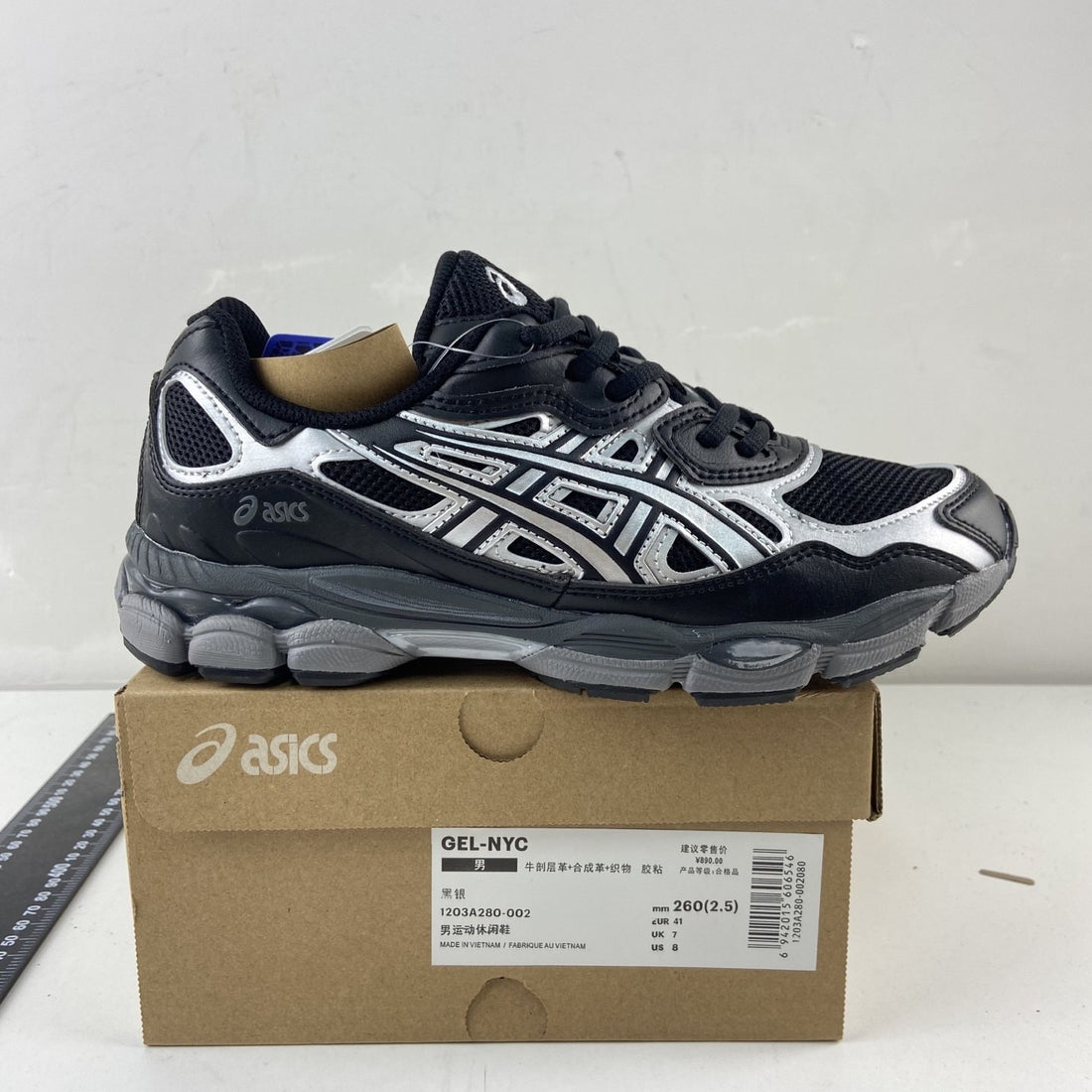 ASICS Gel-NYC Black Silver