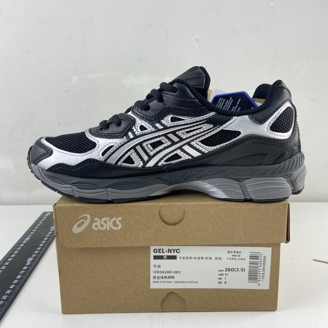 ASICS Gel-NYC Black Silver