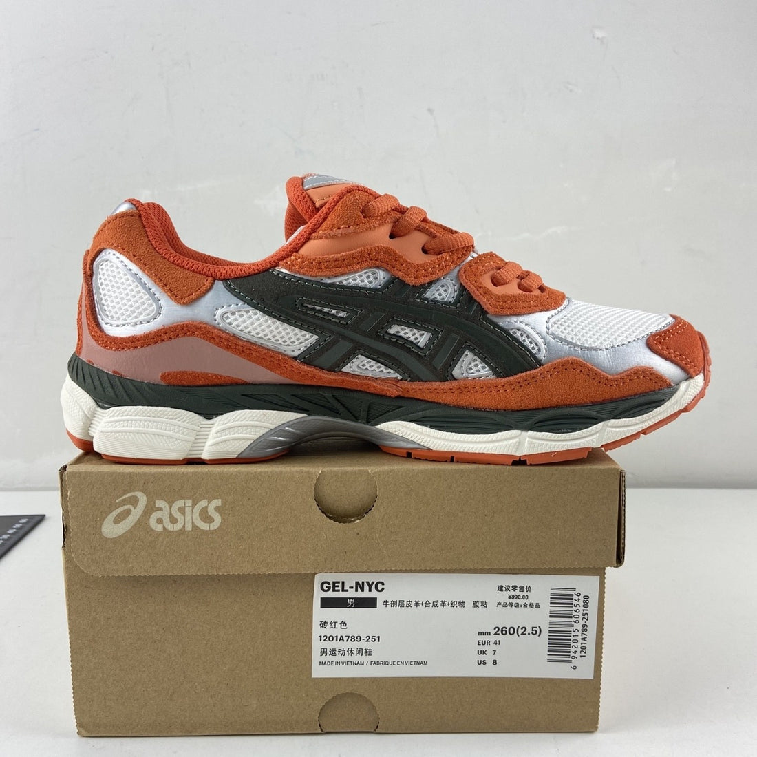 ASICS Gel-NYC Brick Red