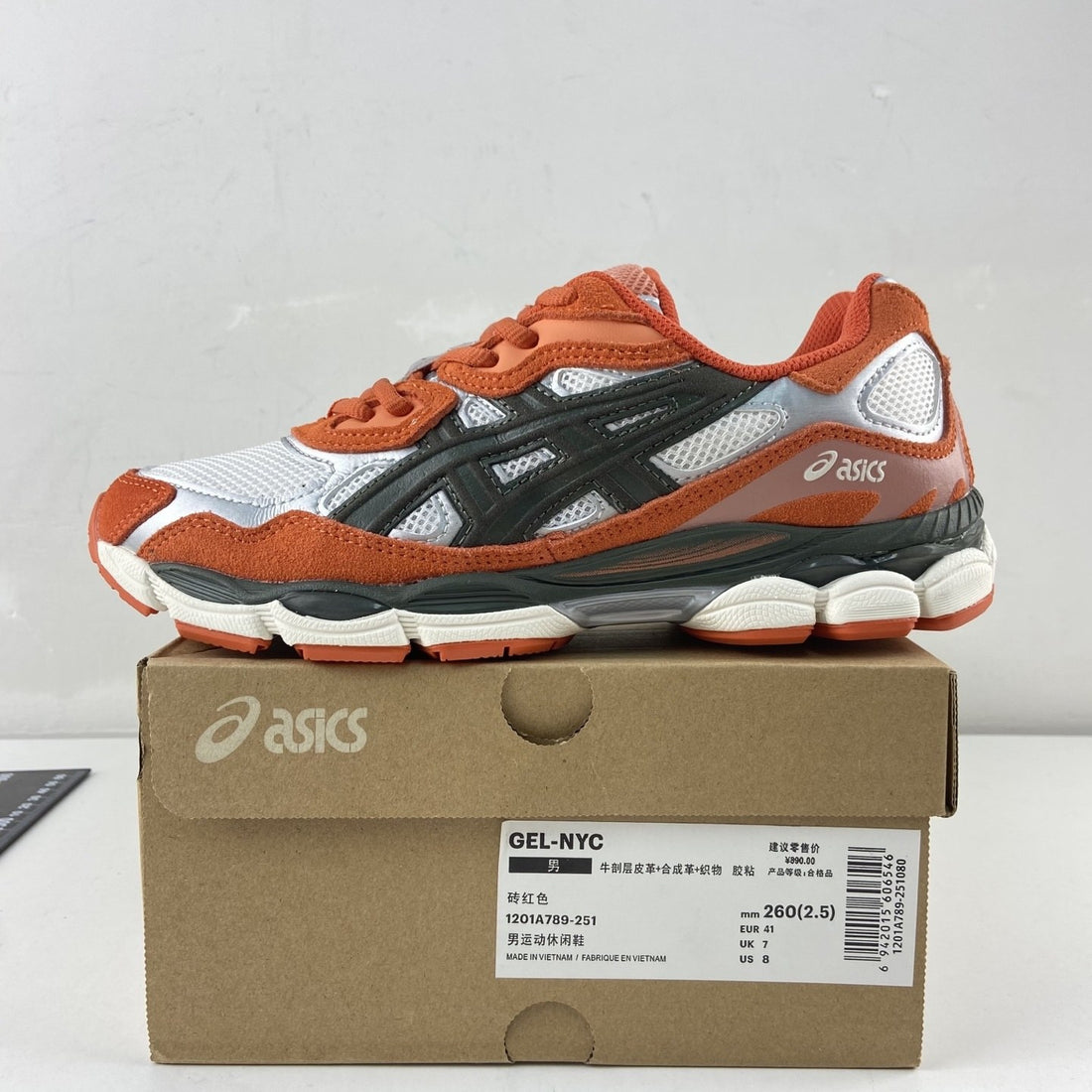 ASICS Gel-NYC Brick Red