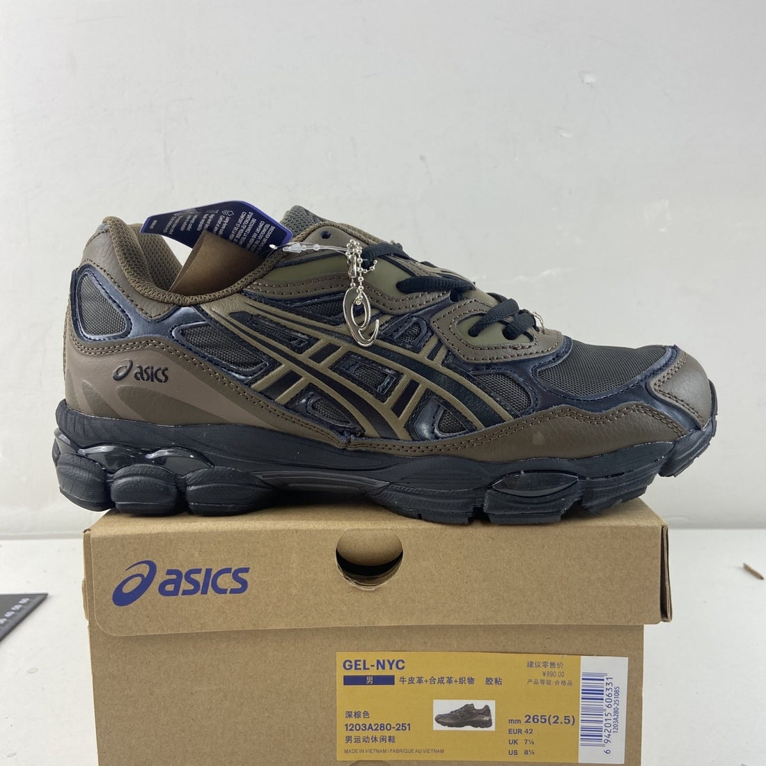 ASICS Gel-NYC Brown Navy