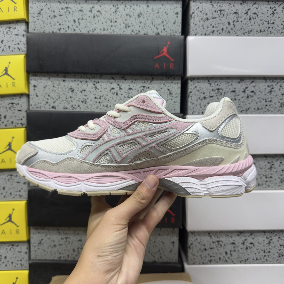 ASICS Gel-NYC Concrete Barely Rose