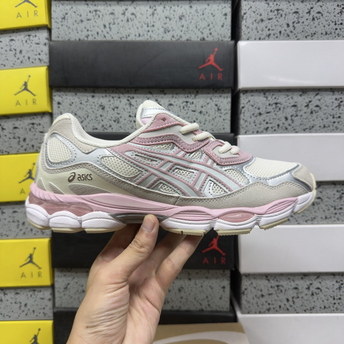 ASICS Gel-NYC Concrete Barely Rose