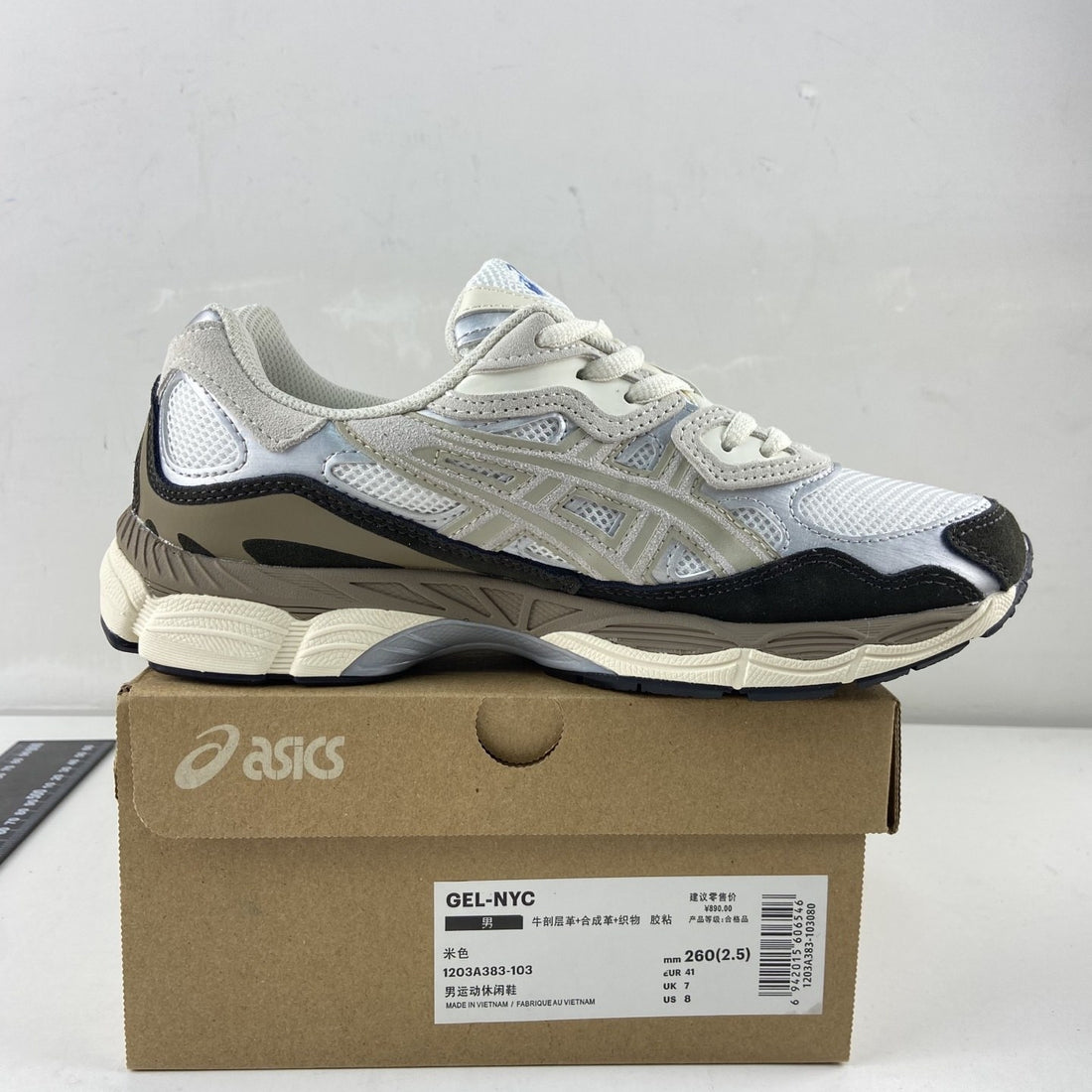 ASICS Gel-NYC Cream Black
