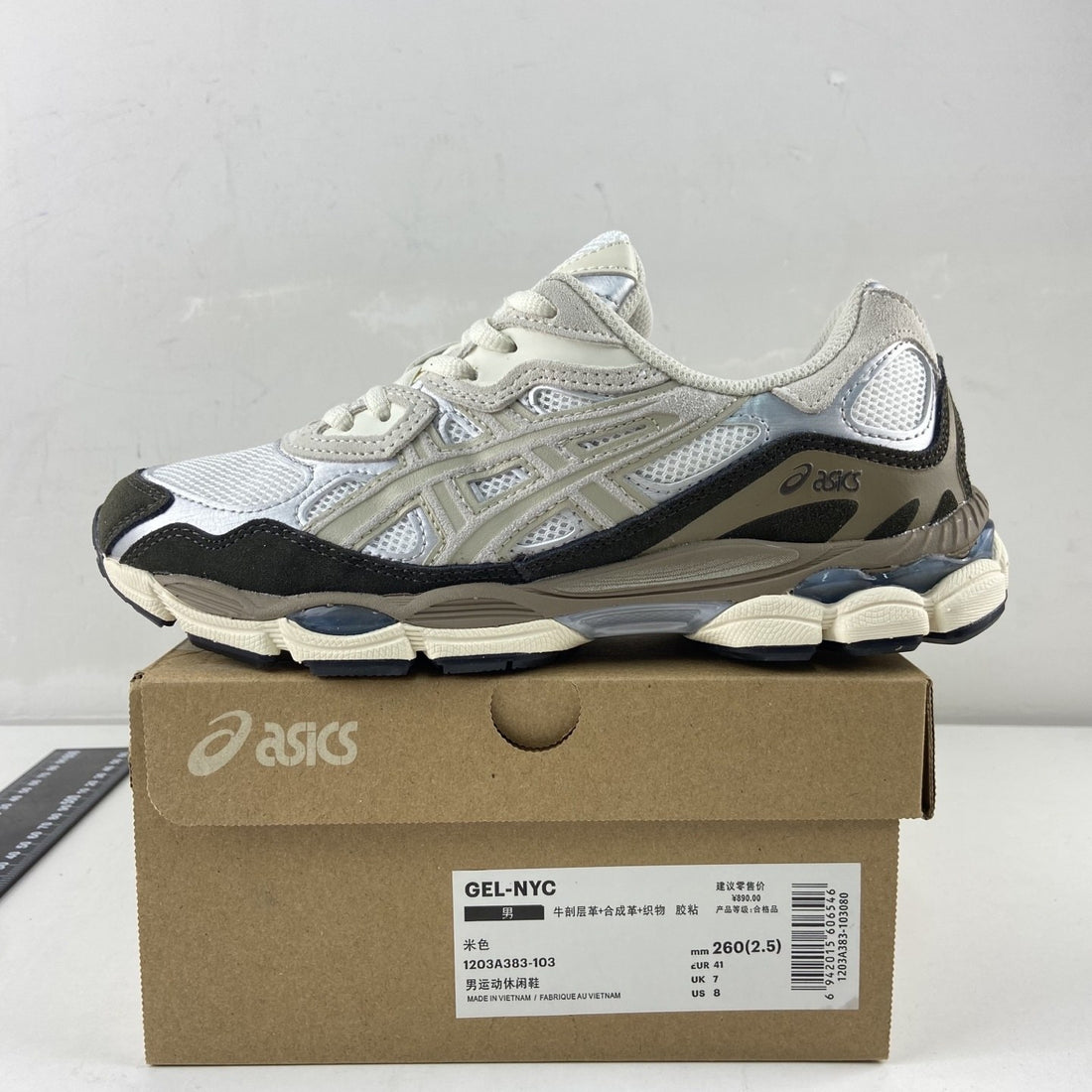 ASICS Gel-NYC Cream Black
