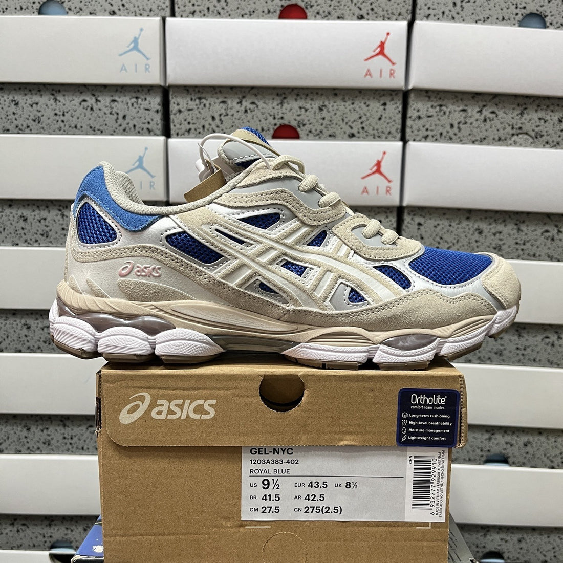 ASICS Gel-NYC Cream Royal Blue
