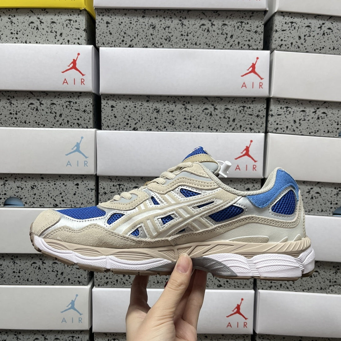 ASICS Gel-NYC Cream Royal Blue
