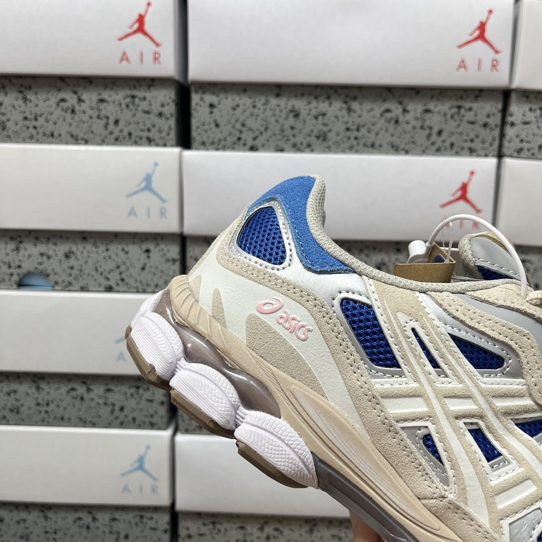 ASICS Gel-NYC Cream Royal Blue
