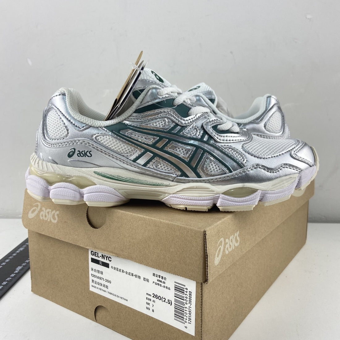 ASICS Gel-NYC Cream Silver Green