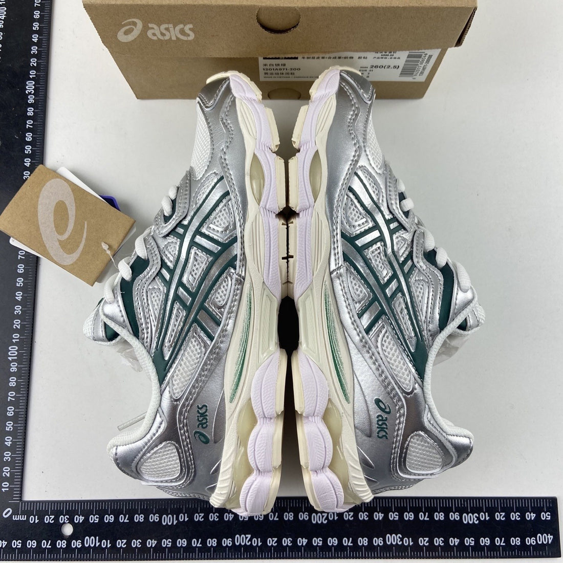 ASICS Gel-NYC Cream Silver Green