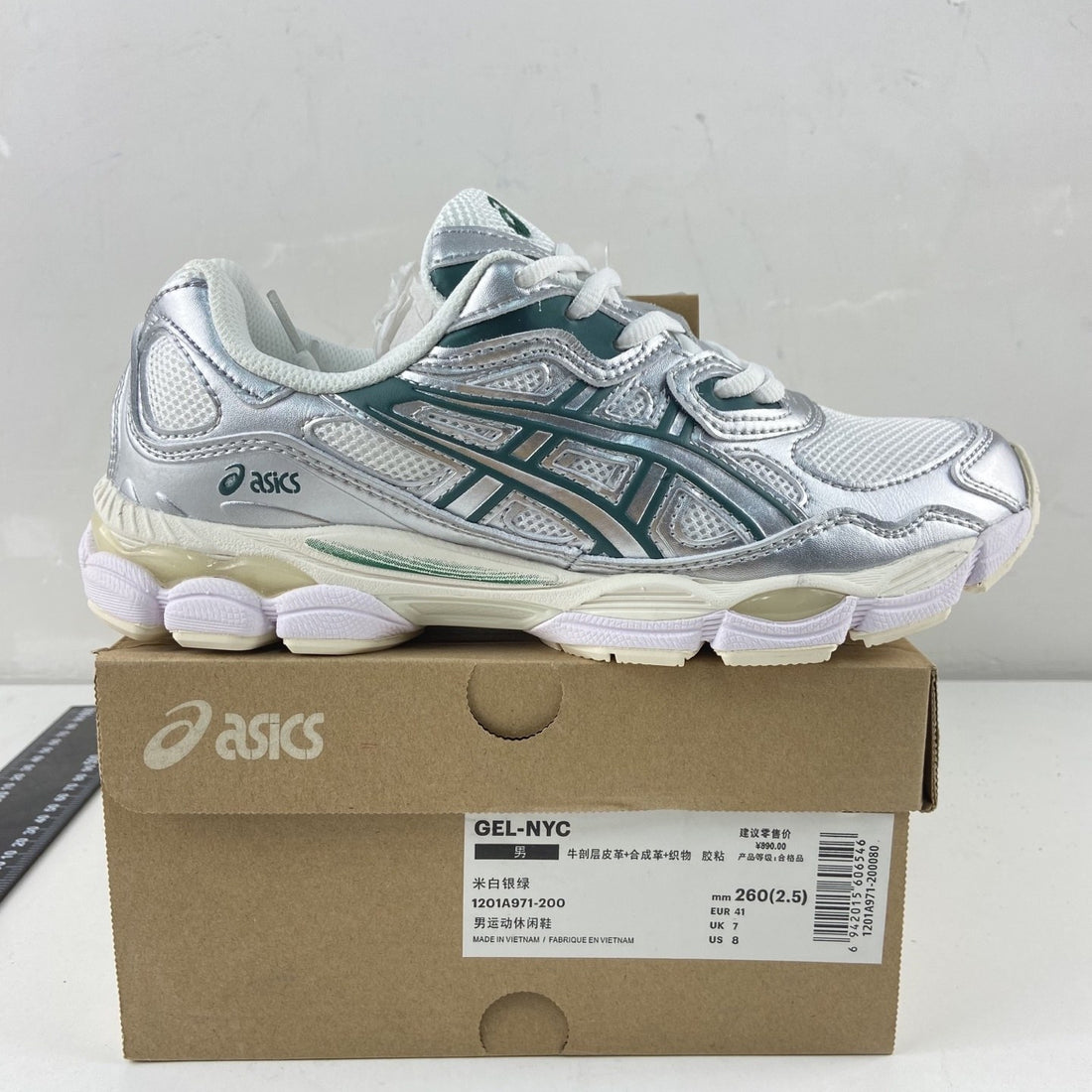 ASICS Gel-NYC Cream Silver Green