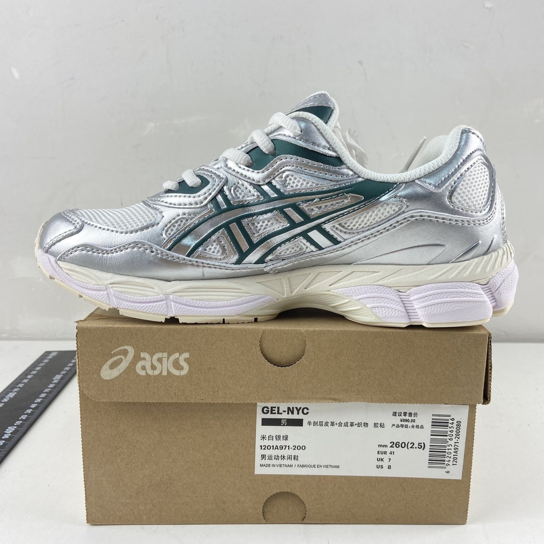 ASICS Gel-NYC Cream Silver Green