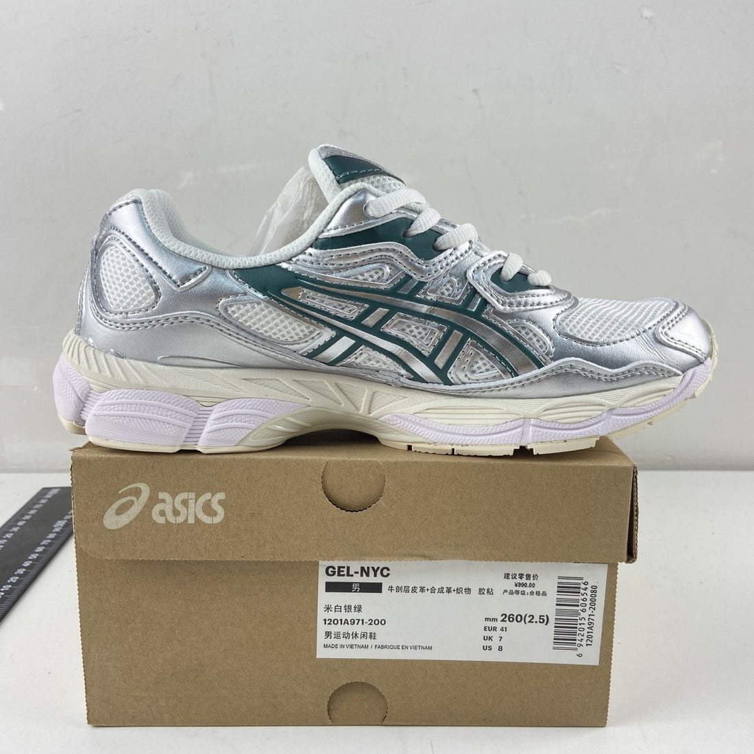 ASICS Gel-NYC Cream Silver Green