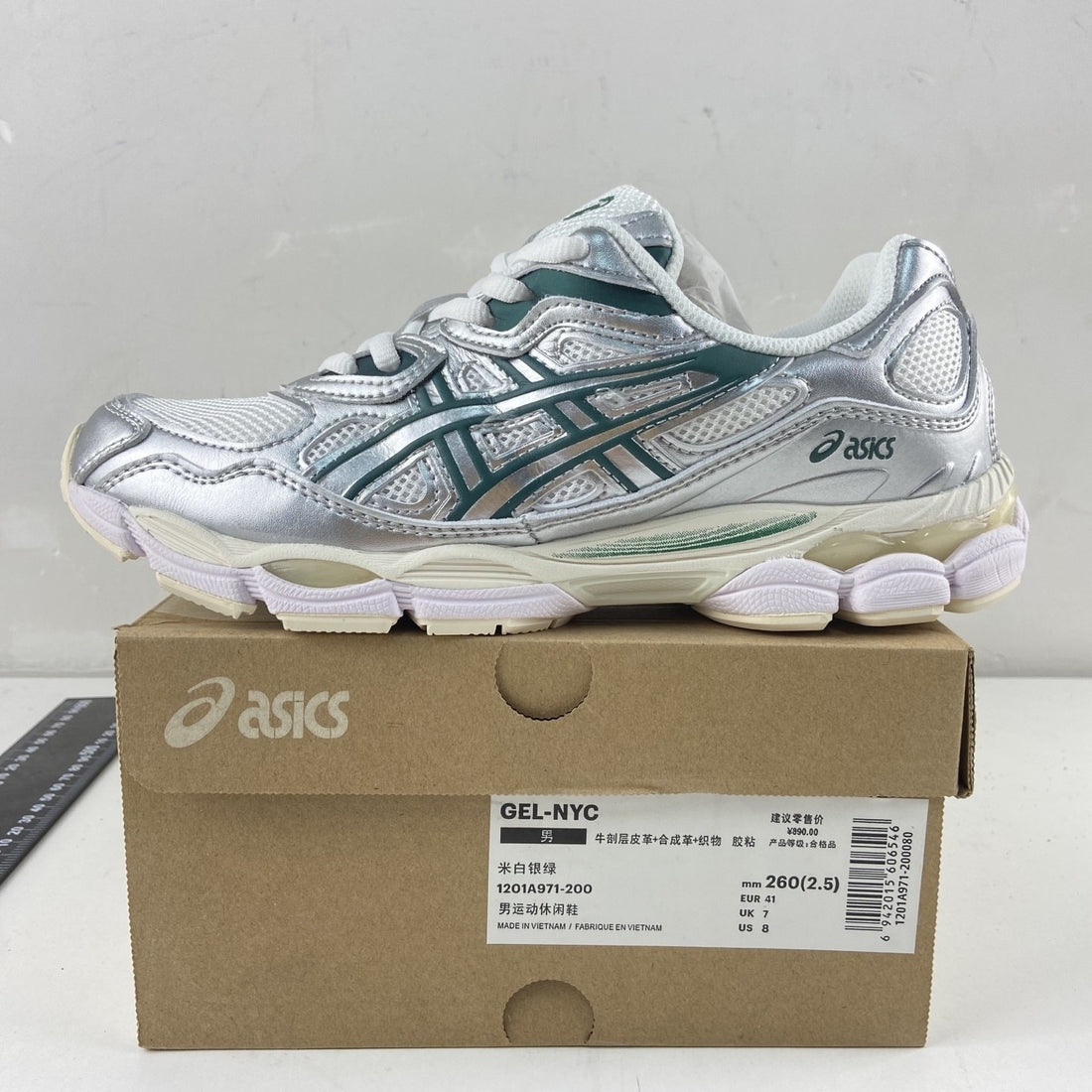 ASICS Gel-NYC Cream Silver Green