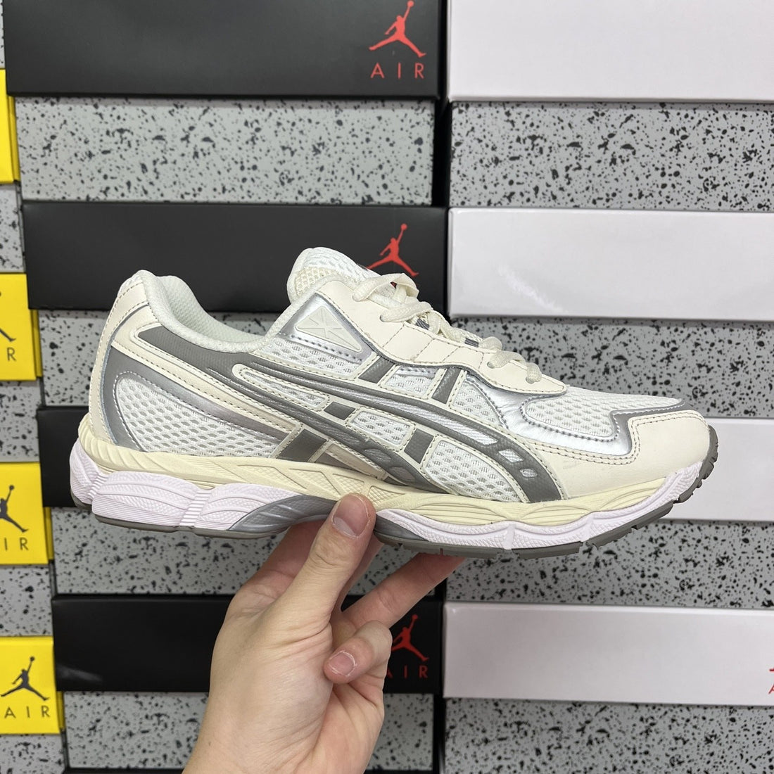 ASICS Gel-NYC Cream Steeple Grey