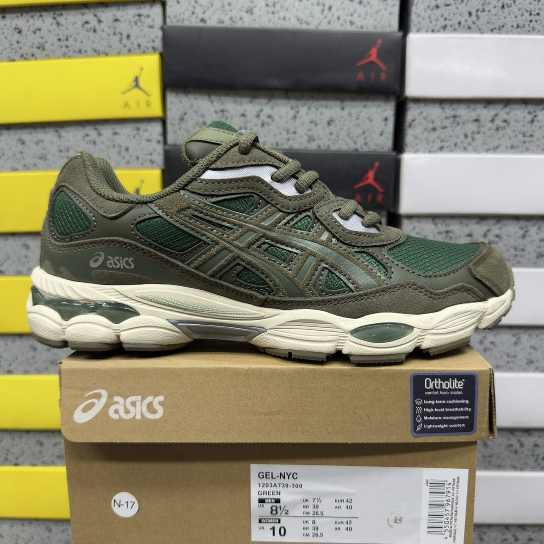 ASICS Gel-NYC Dark Olive Green
