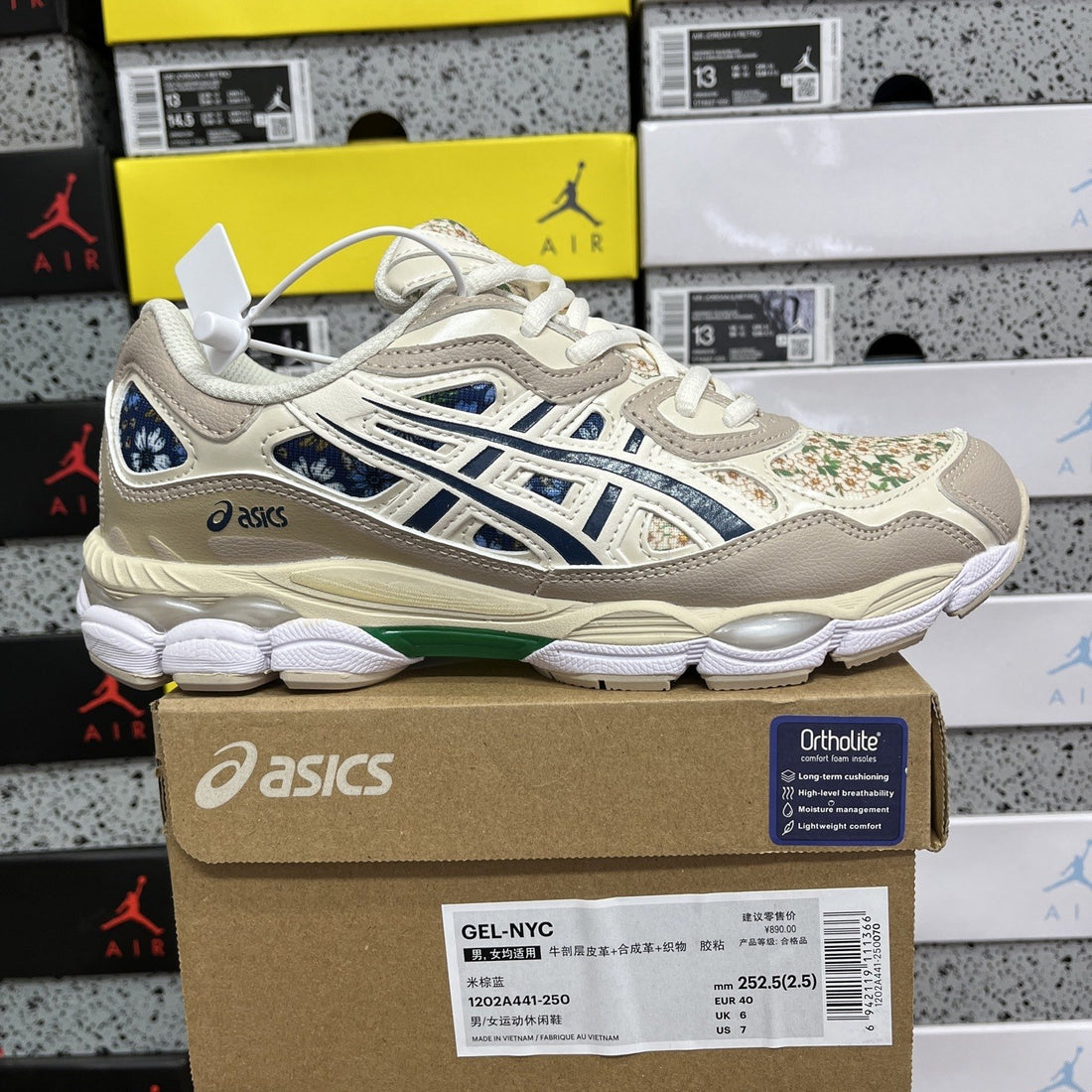 ASICS Gel-NYC Floral Cream