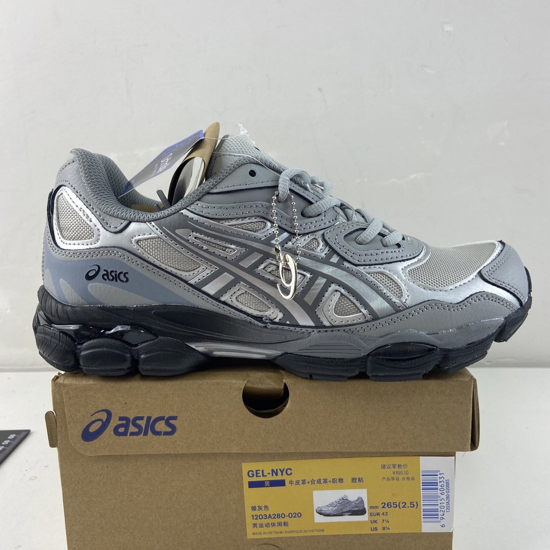 ASICS Gel-NYC Grey Silver
