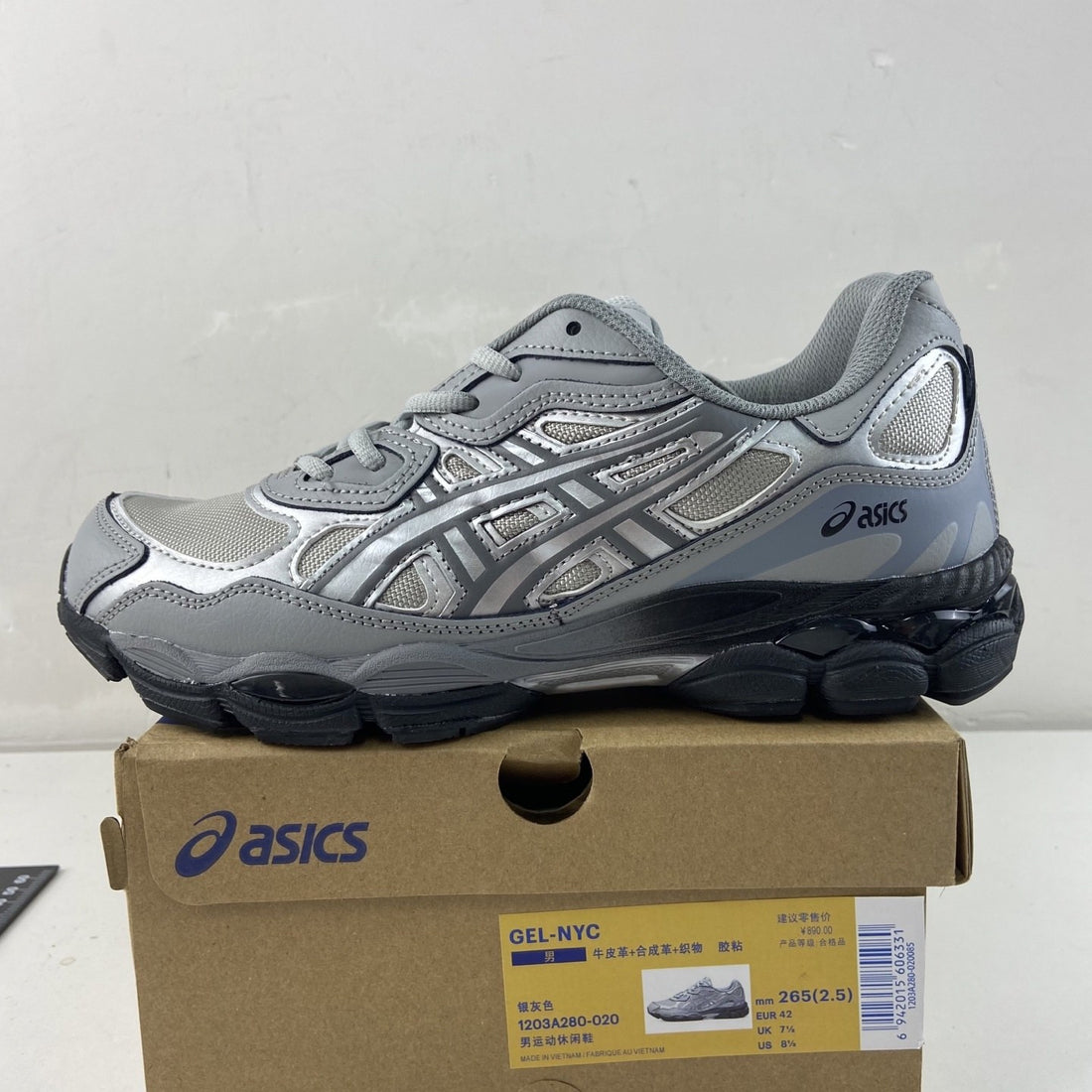 ASICS Gel-NYC Grey Silver