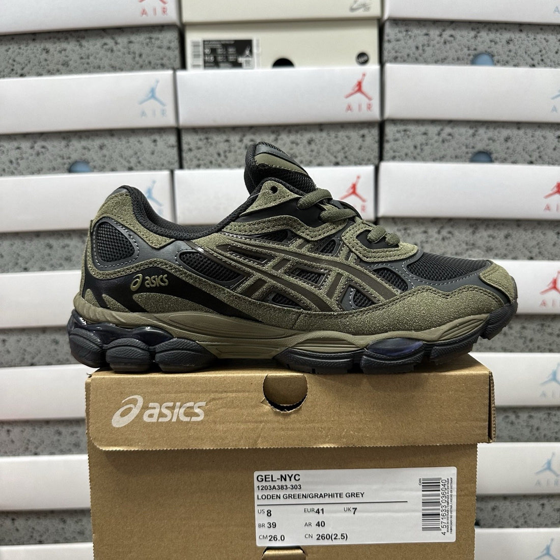 ASICS Gel-NYC Olive Black