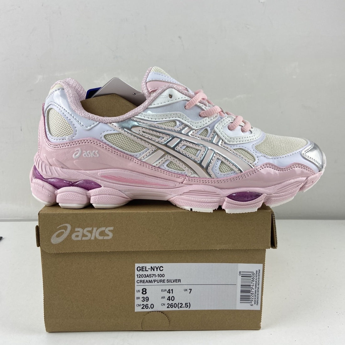 ASICS Gel-NYC Pink Pure Silver