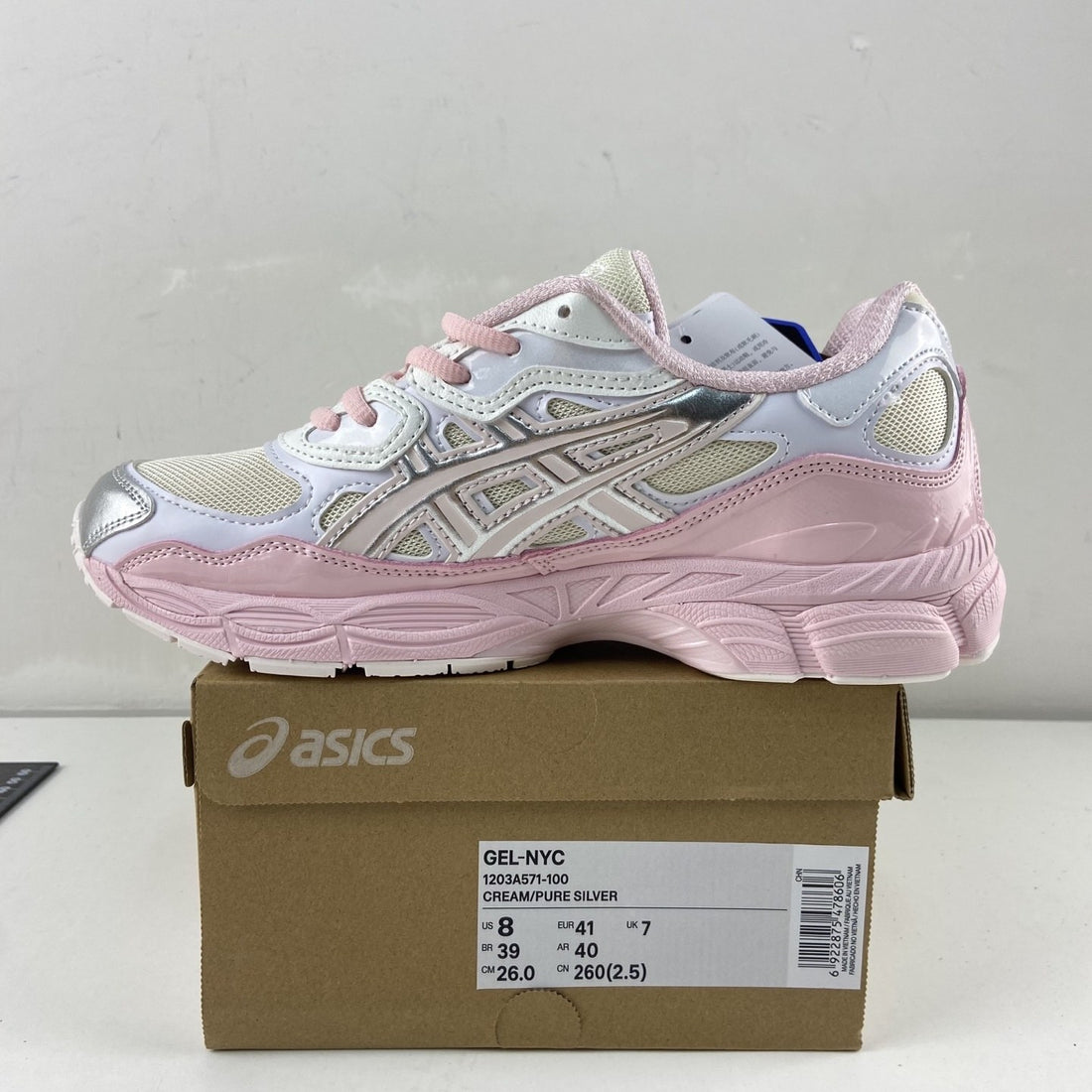 ASICS Gel-NYC Pink Pure Silver