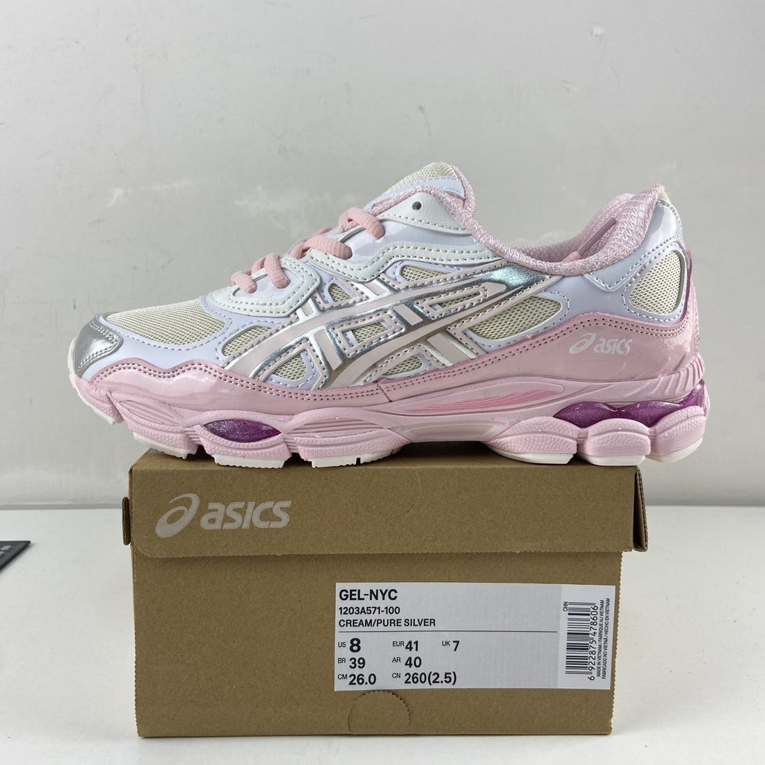 ASICS Gel-NYC Pink Pure Silver