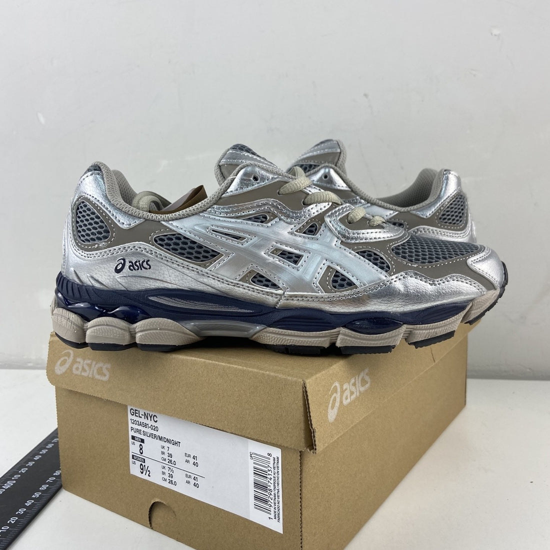 ASICS Gel-NYC Pure Silver Midnight