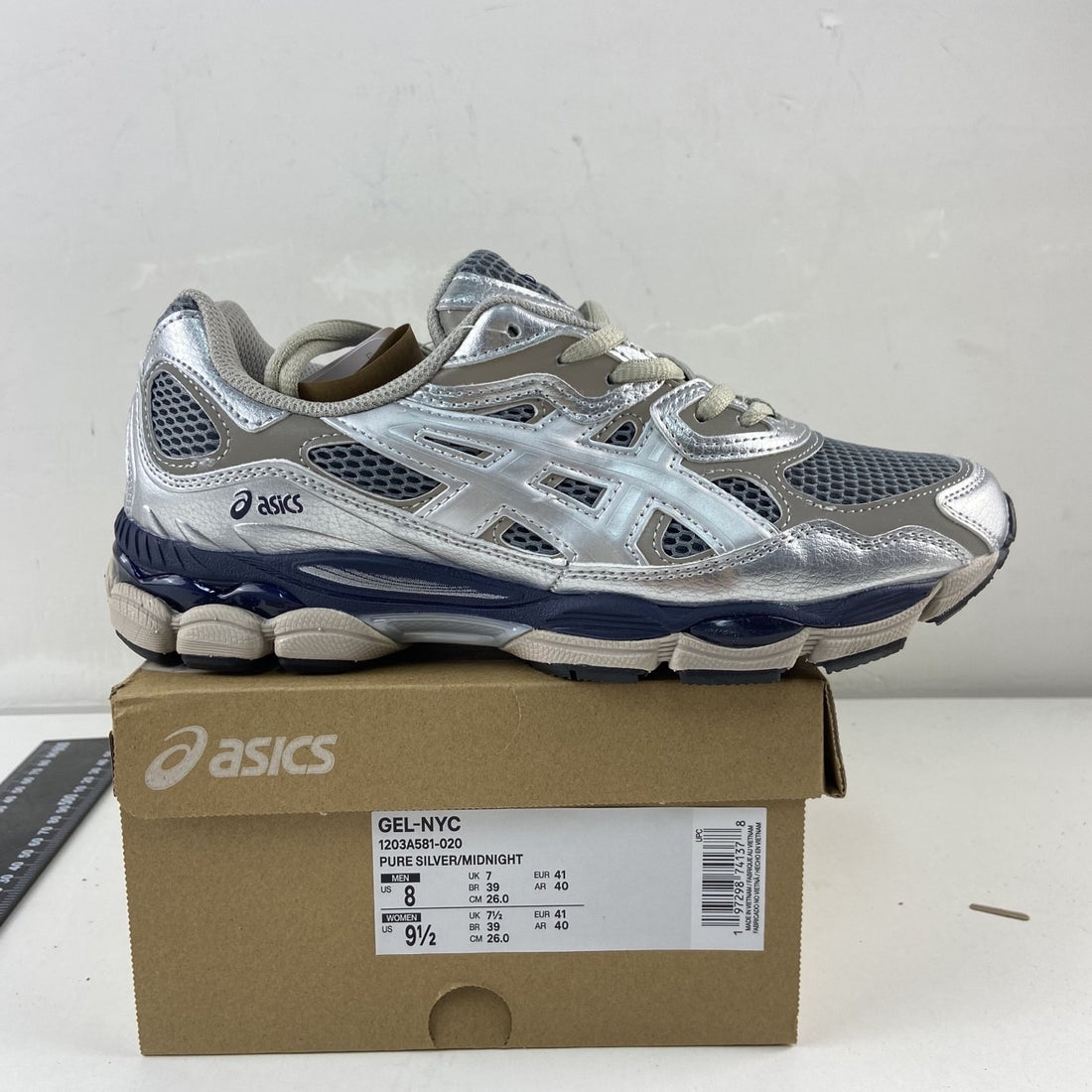 ASICS Gel-NYC Pure Silver Midnight