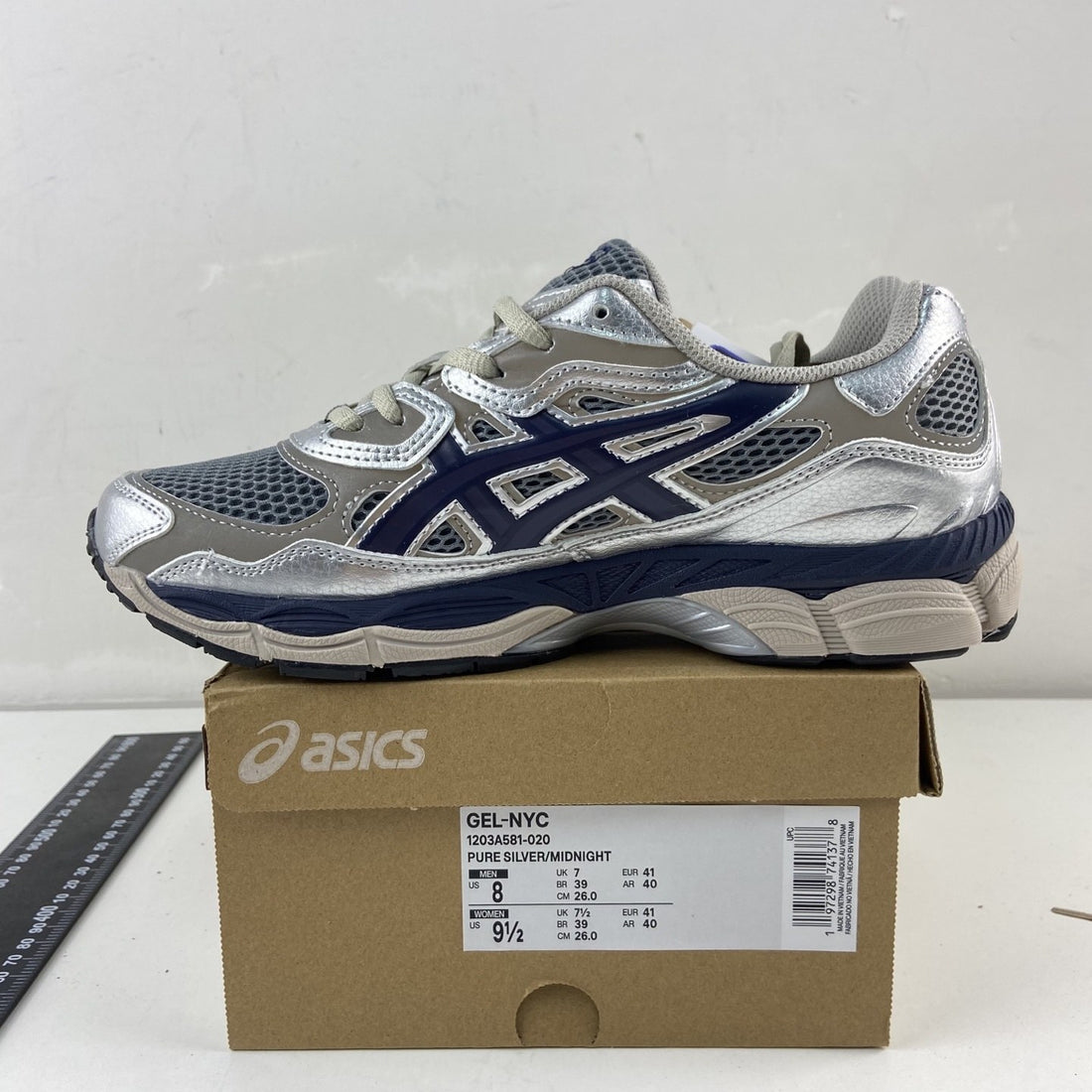 ASICS Gel-NYC Pure Silver Midnight