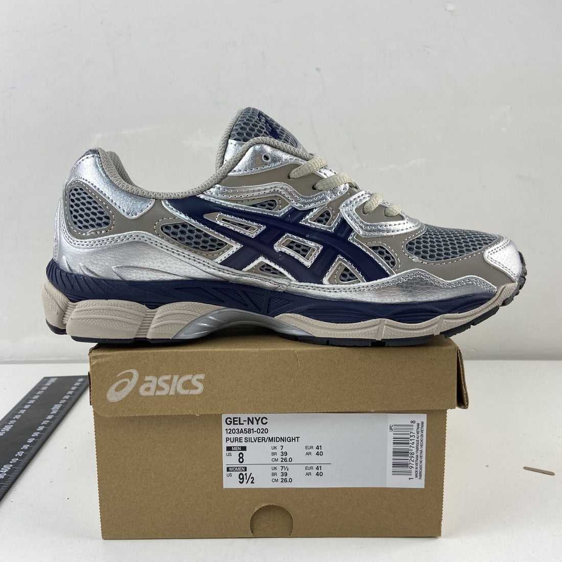 ASICS Gel-NYC Pure Silver Midnight