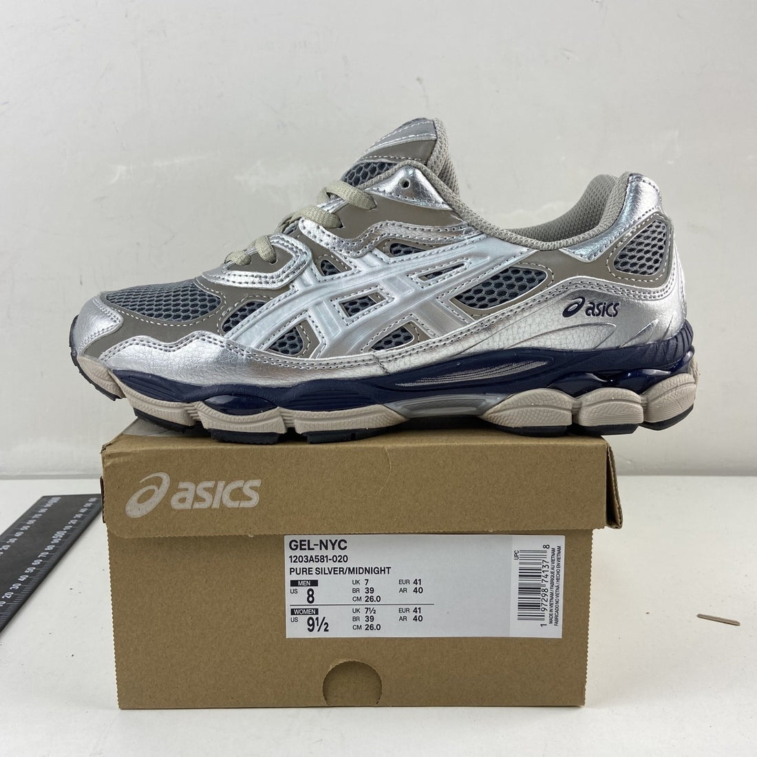 ASICS Gel-NYC Pure Silver Midnight