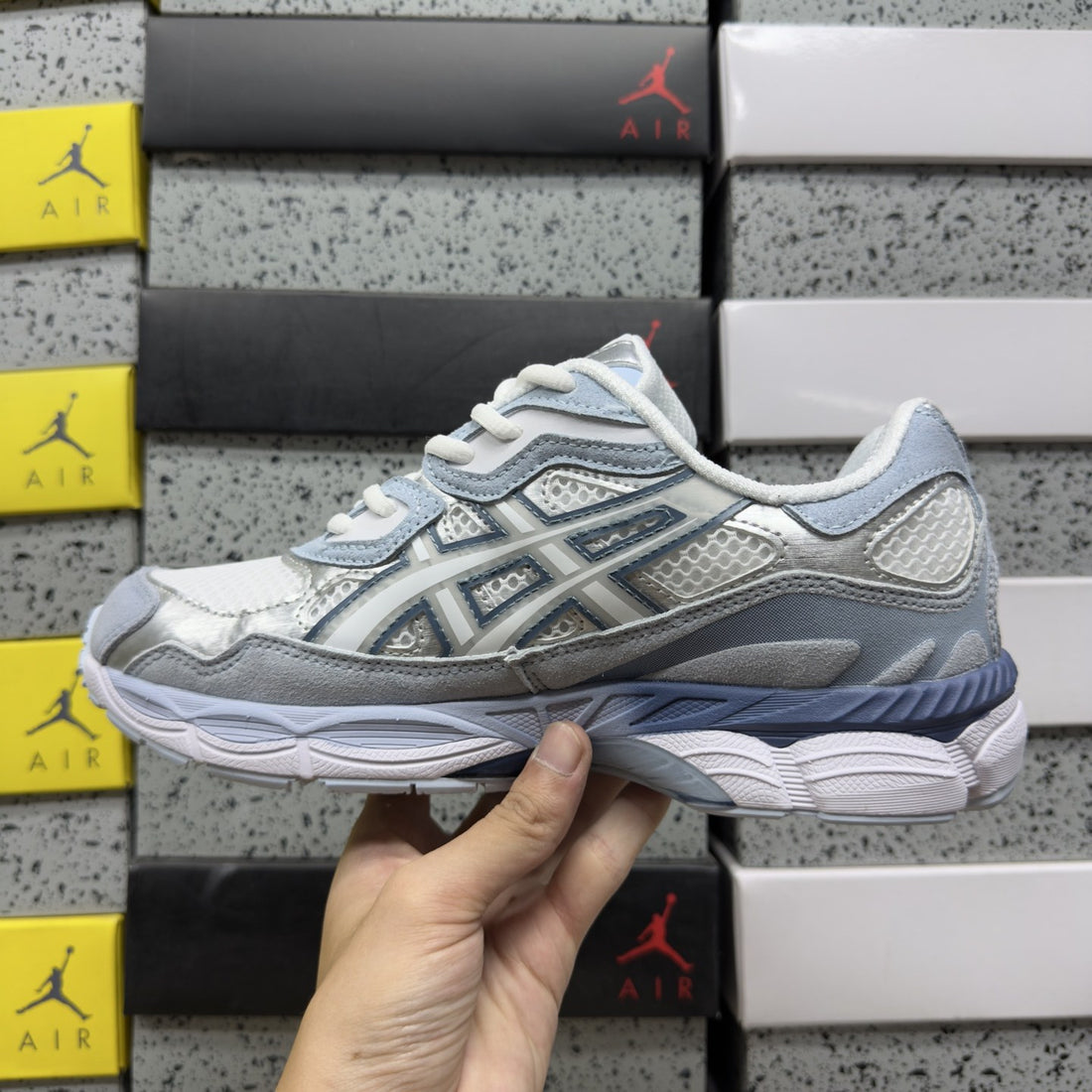 ASICS Gel-NYC Silver Blue