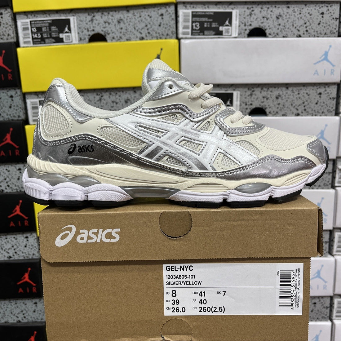 ASICS Gel-NYC Silver Yellow