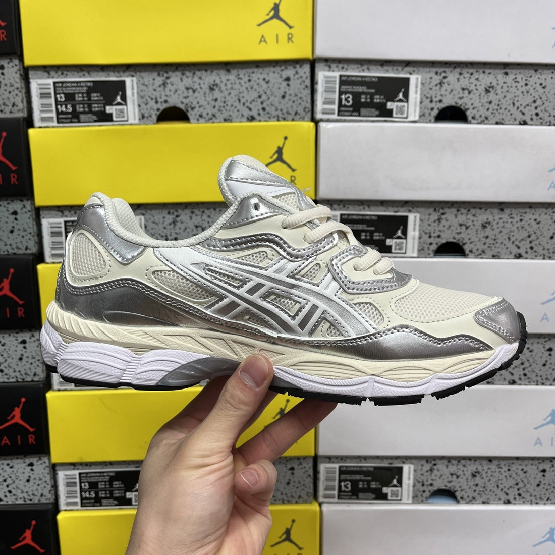 ASICS Gel-NYC Silver Yellow