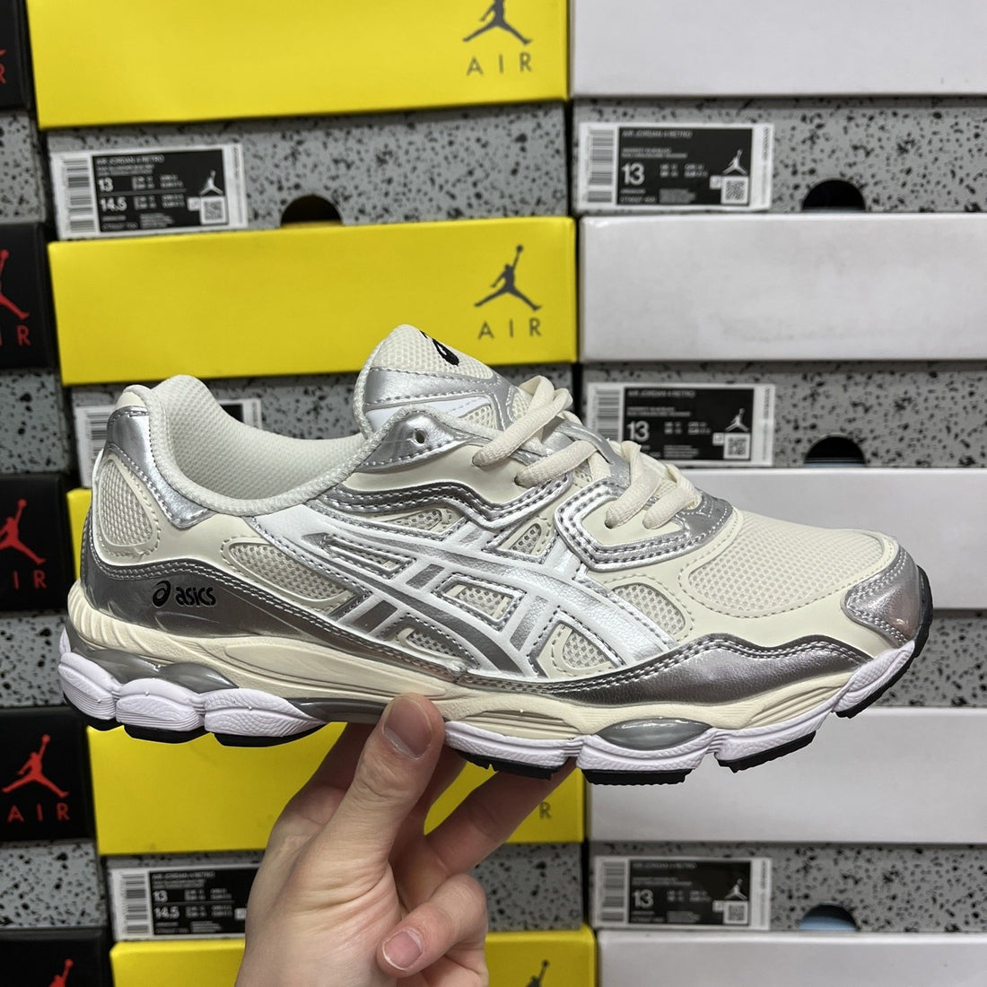 ASICS Gel-NYC Silver Yellow